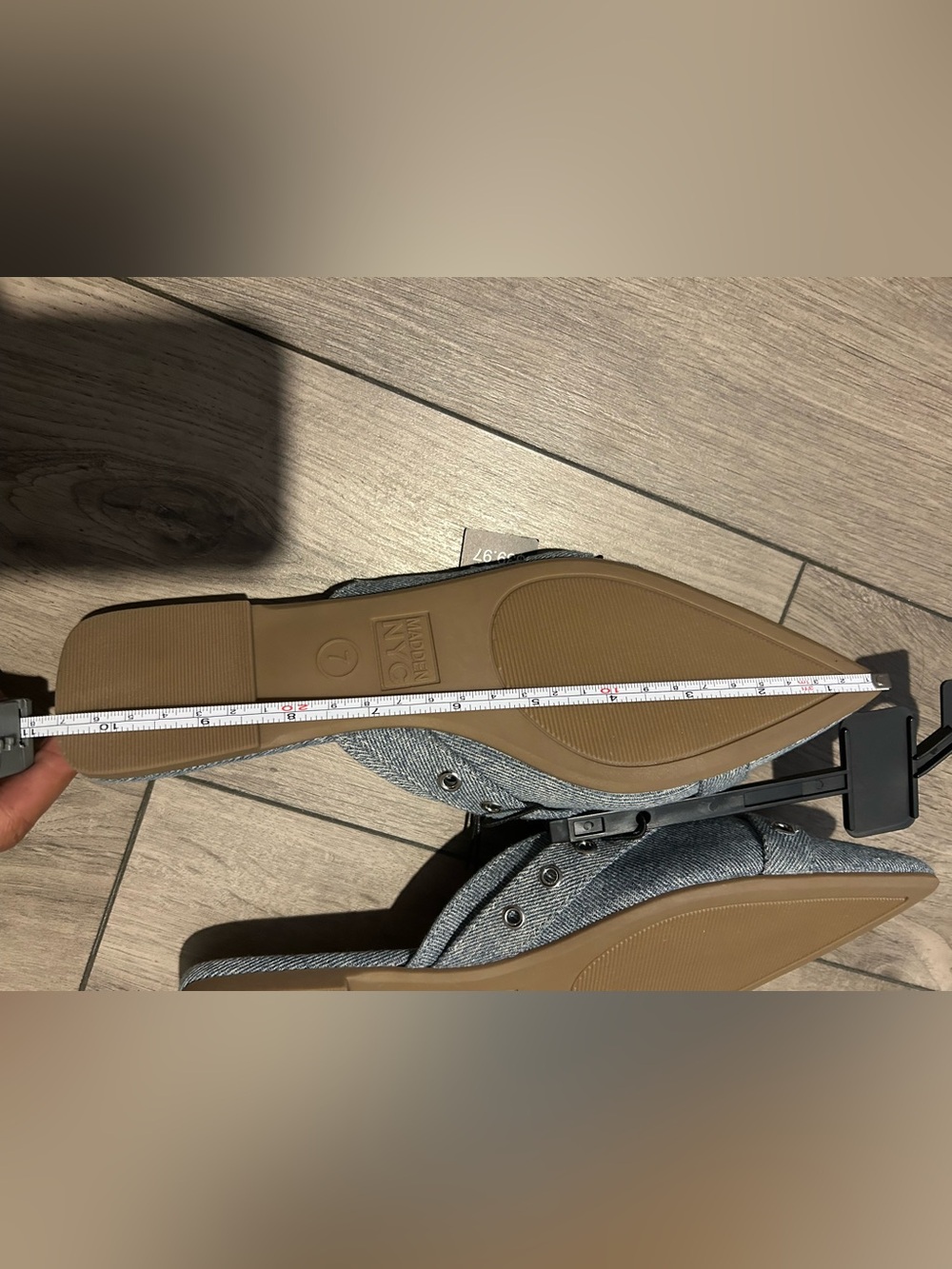 NEW 🆕 Steve Madden Women's Light Blue Denim Pointed Mule size 7 - Picture 4 of 4